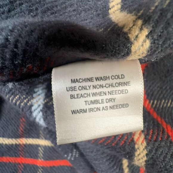 St. John's Bay Shirt Men L Plaid Flannel Chore Jacket Shacket Button Up Cotton - Picture 5 of 10